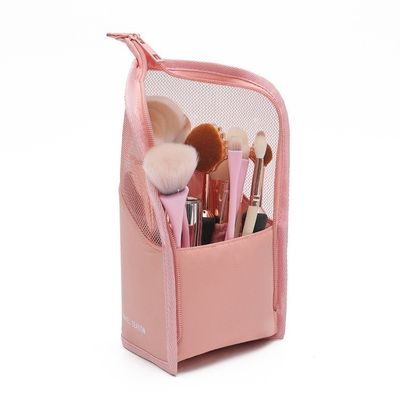 Zipper sluiting make-up borstels houder voor op maat gemaakte promotie en OEM / ODM acceptatie