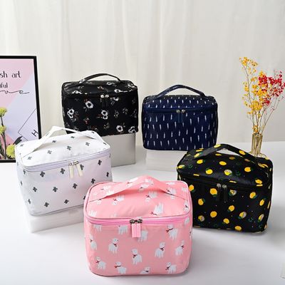 Professionele make-up doos met rits sluiting Fashion Style Custom Cosmetic Box