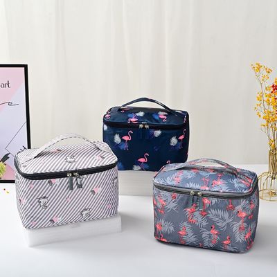Professionele make-up doos met rits sluiting Fashion Style Custom Cosmetic Box