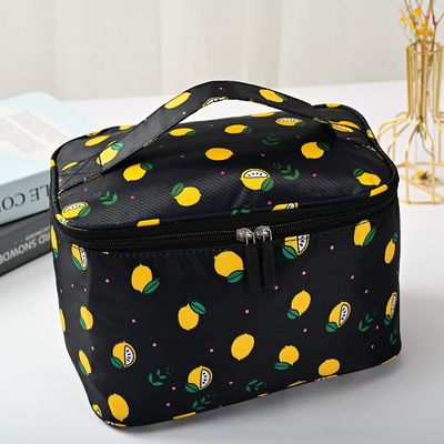 Professionele make-up doos met rits sluiting Fashion Style Custom Cosmetic Box