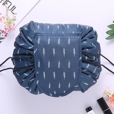 Custom Logo Print Oxford Drawstring Cosmetic Bag voor nieuwste mode stijl
