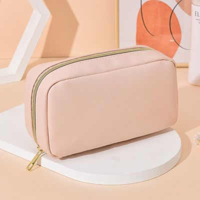 Gepersonaliseerde kleur private label make-up tas met waterdichte rits sluiting ontwerp