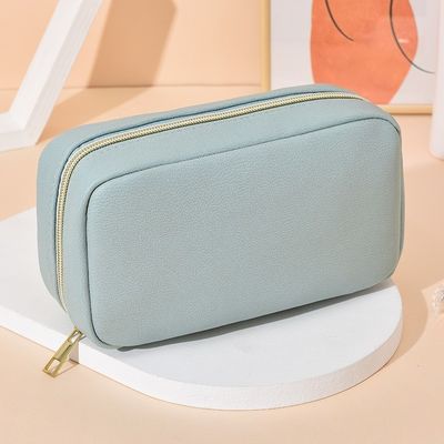 Gepersonaliseerde kleur private label make-up tas met waterdichte rits sluiting ontwerp