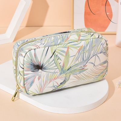 Gepersonaliseerde kleur private label make-up tas met waterdichte rits sluiting ontwerp