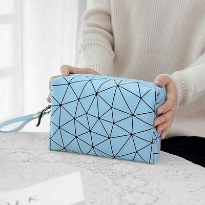 Op maat gemaakte PU leder private label make-up tas cosmetische tas make-up kleine bestellingen