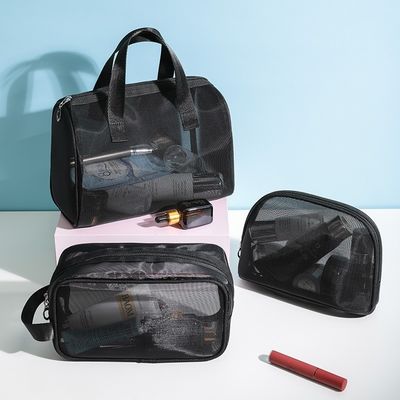 Nylon mesh cosmetische zak rits zak De ultieme nylon zak voor vrouwen