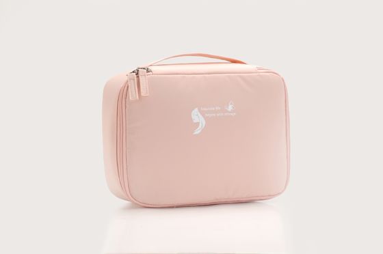 OEM/ODM Acceptabele aangepaste nylon make-up tas voor reizen en transparant ontwerp