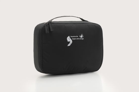 OEM/ODM Acceptabele aangepaste nylon make-up tas voor reizen en transparant ontwerp