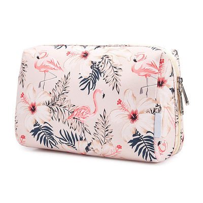 Op maat gemaakte recycled make-up bag case van polyester voor milieuvriendelijke schoonheidsorganisatie