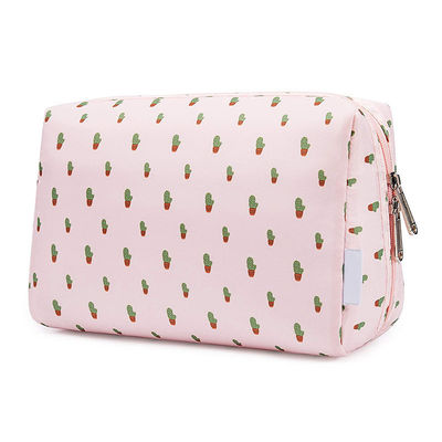 Op maat gemaakte recycled make-up bag case van polyester voor milieuvriendelijke schoonheidsorganisatie