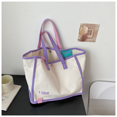 Mode gerecycled natuurlijke plain Custom Eco Friendly Print Canvas Cotton Tote Shopping Bag