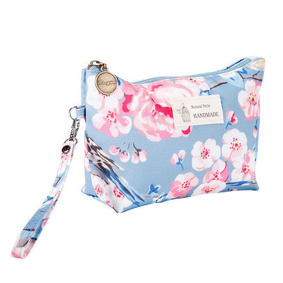 Flower Print Zipper Pouch schattig bloemen make-up zak voor het organiseren van schoonheid essentieel