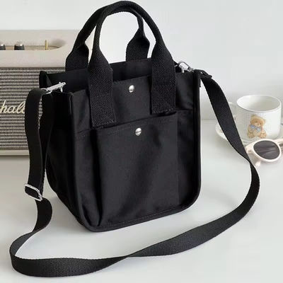 Nieuwste modieuze stijl Canvas Crossbody boodschappenzak met verstelbare riem
