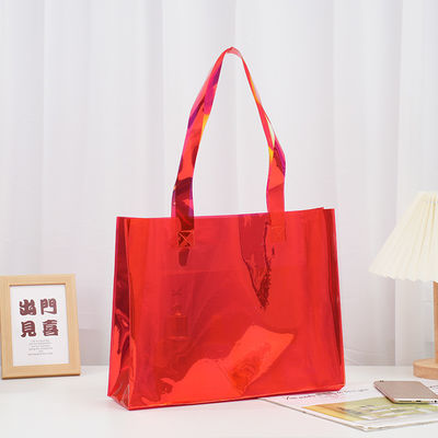 Custom Logo Transparante Waterdichte Neon Candy Kleur PVC Tote Bag voor reclame