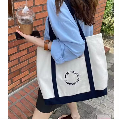 Unisex mode grote capaciteit Canvas Tote Bag voor winkelen en strand