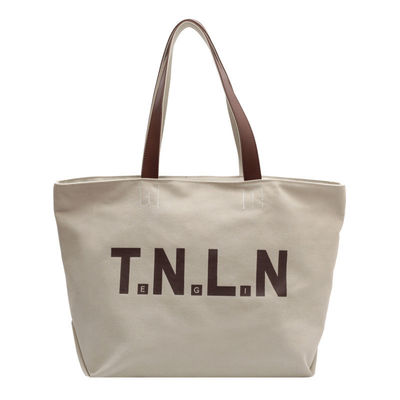 Minimalist Grote Tote Bag voor Vrouwen Katoen Canvas Boodschapper Crossbody Handtas