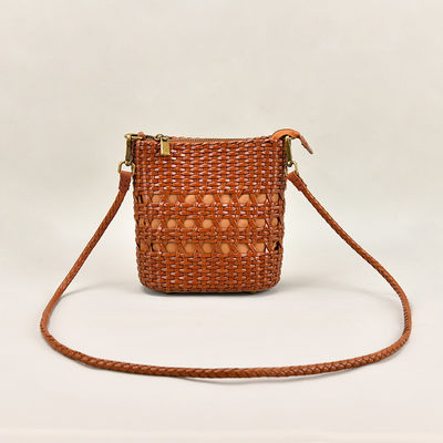Hoofdmateriaal Straw Beach Bag voor vrouwen Zomer Tote Bag Op maat gemaakte kleur