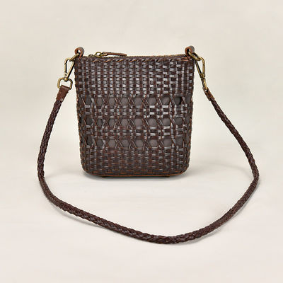 Hoofdmateriaal Straw Beach Bag voor vrouwen Zomer Tote Bag Op maat gemaakte kleur