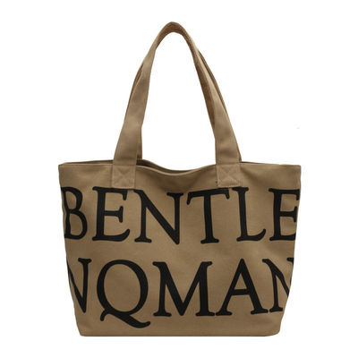 Handheld Style Vrouwen Explosie Tote Bag met trendy letters Print en grote capaciteit