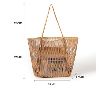 Handgemaakte One Shoulder Crochet Bag Weef Design voor Casual en Simple Beach Summer Look
