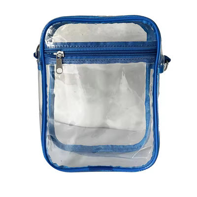 Doorzichtige PVC-bodiekruisboodschappertas, andere kleur, transparante schoudertas