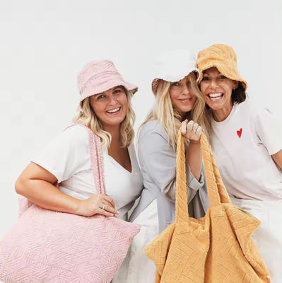 Soft-loop stijl Dames Custom Terry Stof Handdoek Grote zak voor fitness Overnight en strand