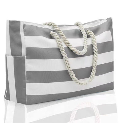 Grote Custom Logo Tote Bag Recycled Cotton Canvas Stof voor herbruikbare boodschappen