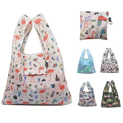Eco-vriendelijke gerecyclede Ripstop Nylon waterdichte boodschappenzakjes met Soft-loop stijl