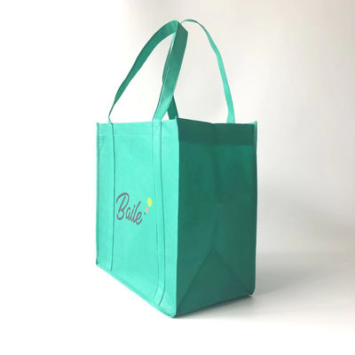 Afgedrukt logo Eco Custom herbruikbaar niet-geweven weefsel draagtas voor boodschappen