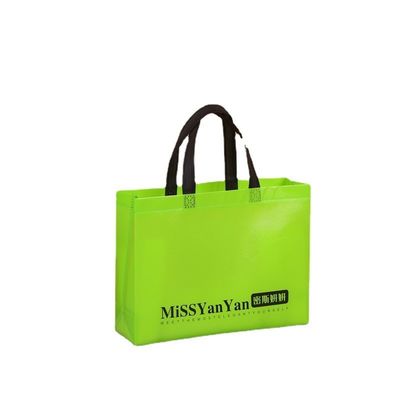 Afgedrukt logo Eco Custom herbruikbaar niet-geweven weefsel draagtas voor boodschappen