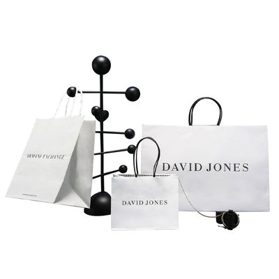 Paper Twisted Handle Shopping Gift Carrier Bag met logo afgedrukt en OEM/ODM aanvaard