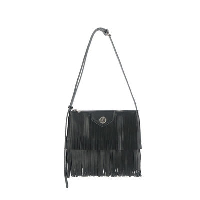 Polyester Medium Eco Friendly Bruidsmeisje Geschenken Custom Nature Fringe Tassel Tote Bag voor vrouwen