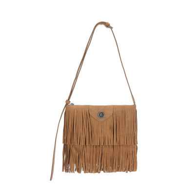 Polyester Medium Eco Friendly Bruidsmeisje Geschenken Custom Nature Fringe Tassel Tote Bag voor vrouwen