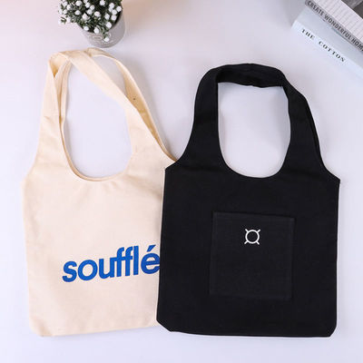 Gepersonaliseerde Tote Bag Recycleable Cotton Canvas Shopping Bag met gepersonaliseerde branding