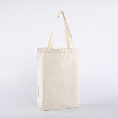 Medium Size Custom Printed Logo Design Cotton Bag in zwart wit roze natuurlijke kleur