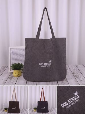 Plain Custom Sublimation Blanks Tote Bags met logo in wit polyester doek