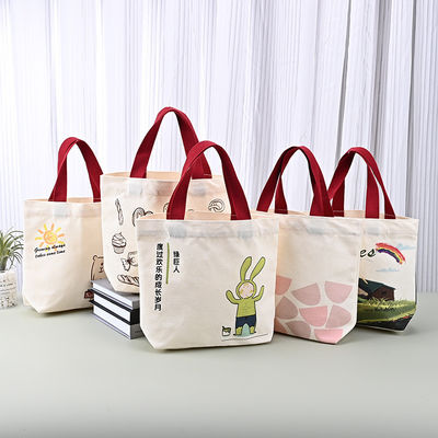 Nieuwste modieuze recycled katoenen doek Tote Bag met Custom Print Logo Shopping