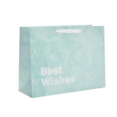 Op maat gemaakte gedrukte logo Luxe Boutique Shopping Papieren geschenkzakken voor verpakkingsartikelen