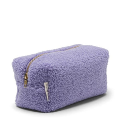 Multicolor pluis dame cosmetische zak uitstekende teddy fluwelen make-up tas voor onderweg