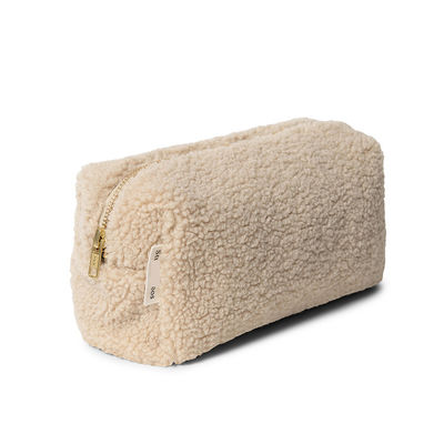 Multicolor pluis dame cosmetische zak uitstekende teddy fluwelen make-up tas voor onderweg