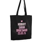 Custom logo gedrukt natuurlijke halfwit katoen doek trekstreng Tote zak voor winkelen