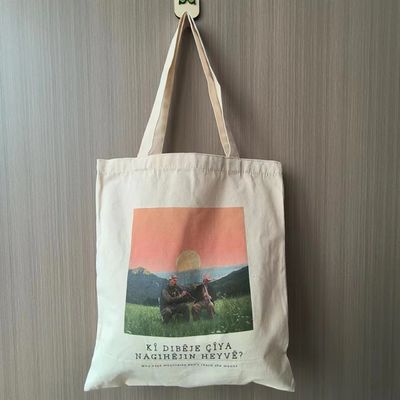 Canvas winkeltas met logo's Plain Custom Sublimation Blanks Witte polyester Tote Bag
