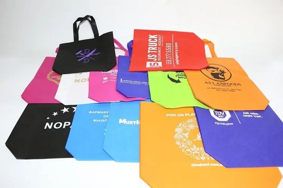 Middelgrote 30-50 cm niet-geweven tas met warmteoverdruk aanpasbaar logo