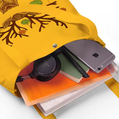 Nieuwste modieuze stijl Custom winkeltas Canvas Tote tassen met full color printing