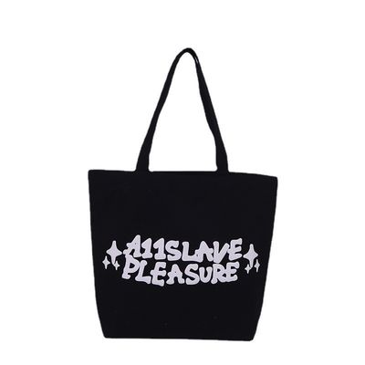 Custom Logo Accepted Canvas Shopping Bag De perfecte oplossing voor creatieve mode