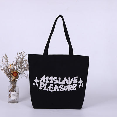 Custom Logo Accepted Canvas Shopping Bag De perfecte oplossing voor creatieve mode
