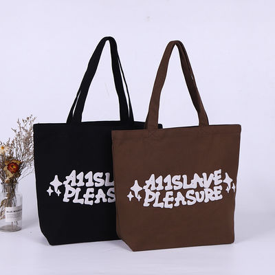 Custom Logo Accepted Canvas Shopping Bag De perfecte oplossing voor creatieve mode