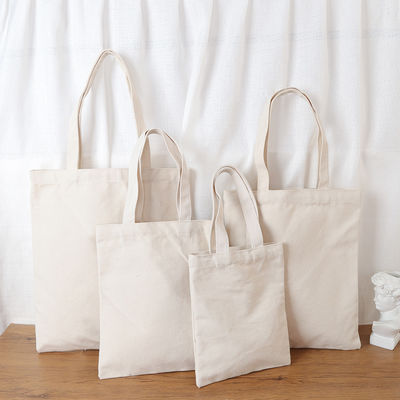 Nieuwste modieuze printpatroon Custom handgemaakte blanco katoenen doek Tote zak met logo