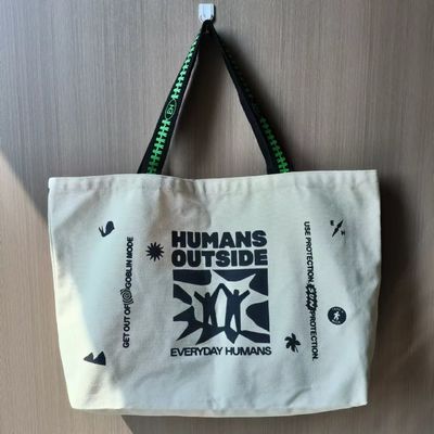 Nieuwste modieuze printpatroon Custom handgemaakte blanco katoenen doek Tote zak met logo