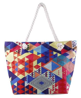Soft-loop stijl Canvas Beach Bag Op maat gemaakte schoudertassen voor vrouwen Mode